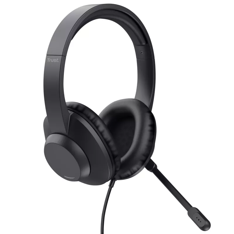 Trust Ayda Max Headset Wired Head-band Office/Call center Czarny
