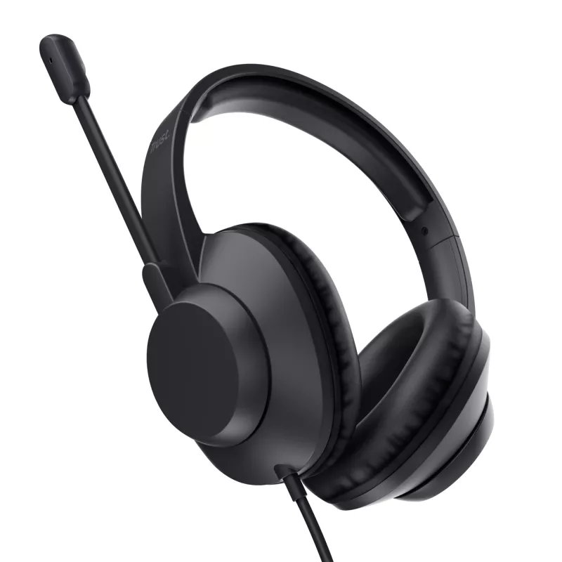 Trust Ayda Max USB Headset Wired Head-band Office/Call center USB Type-C / USB Type-A Czarny