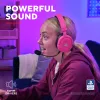 Trust GXT 498P Forta Zestaw słuchawkowy Przewodowy Opaska na głowę Gaming Różowy