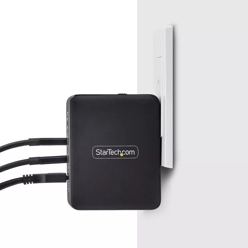 Ładowarka ścienna StarTech.com 140W USB-C, 3x USB-C/1x USB-A, PD 3.1 Międzynarodowy zasilacz GaN do MacBook/Dell XPS/Inspiron