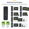 Ładowarka ścienna StarTech.com 140W USB-C, 3x USB-C/1x USB-A, PD 3.1 Międzynarodowy zasilacz GaN do MacBook/Dell XPS/Inspiron