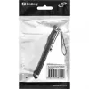 Sandberg Touchscreen Stylus Pen Saver, Uniwersalny, Dowolna marka, Czarny, Srebrny, Metal, Guma, 1 szt., 100 mm