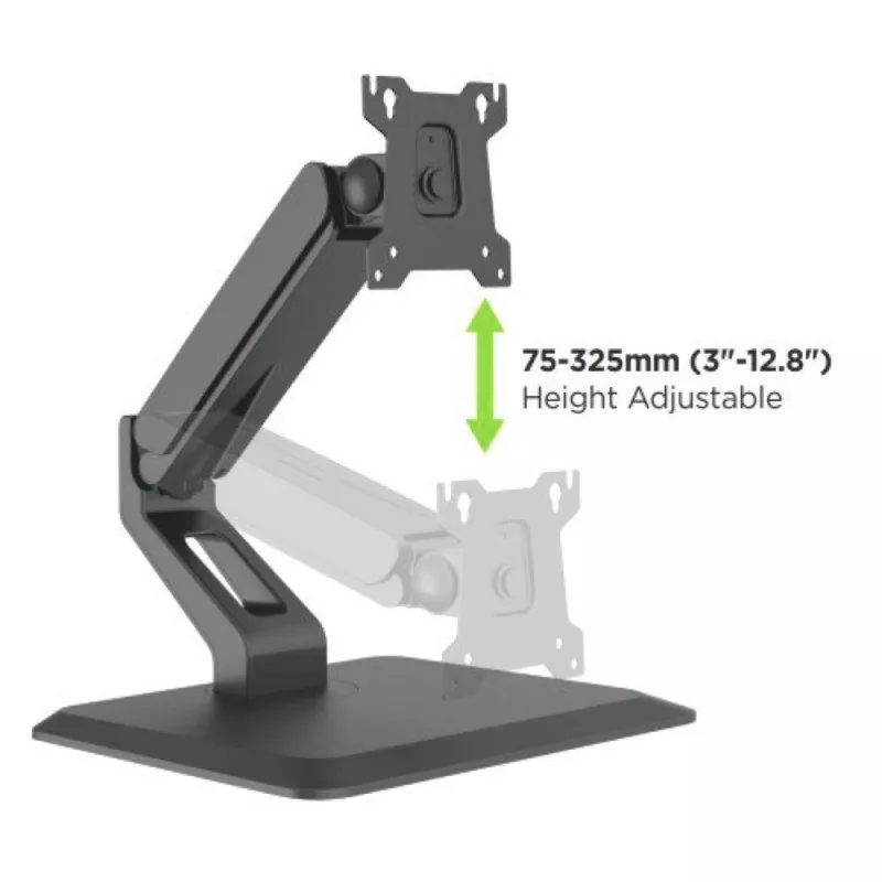 Techly ICA-LCD 35TS uchwyt / podstawa do monitora 81,3 cm (32 cale) Biurko Czarny