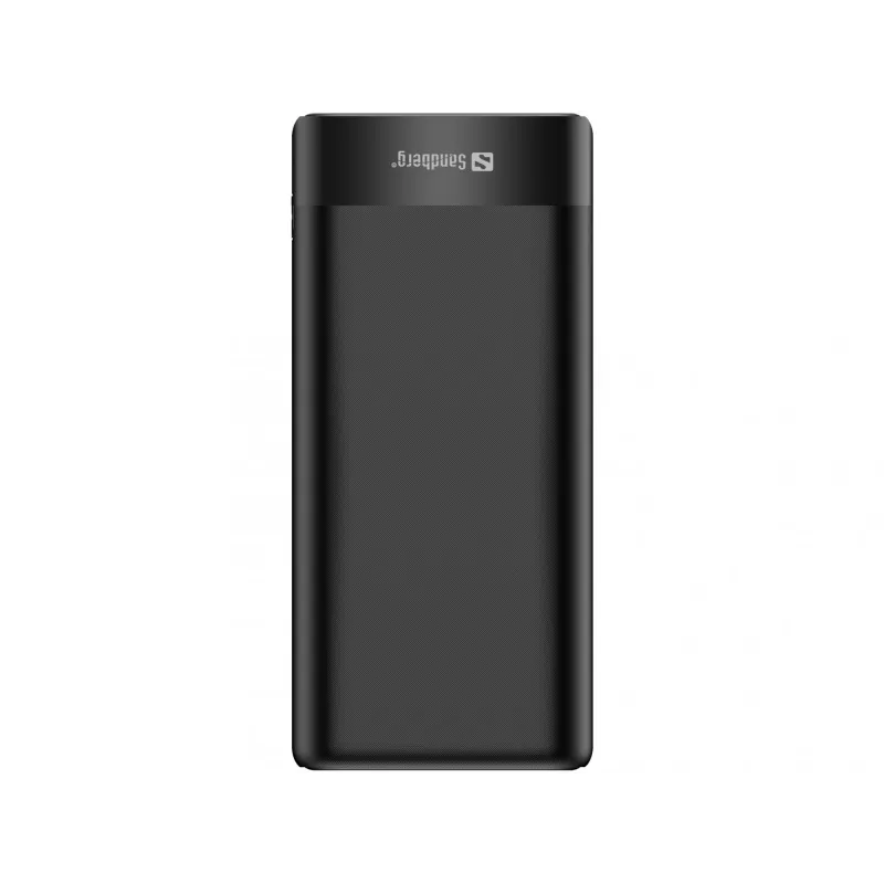 Sandberg Powerbank 20000 PD65W+2xQC3.0, 20000 mAh, litowo-jonowy (Li-Ion), Quick Charge 3.0, 65 W, czarny