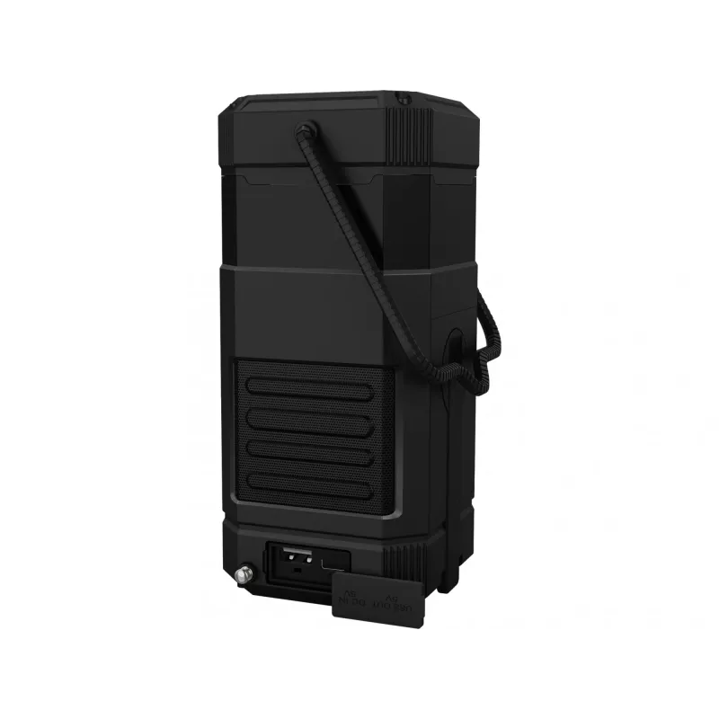 Sandberg Survivor Lantern All-in1 10000, zasilana bateriami latarnia kempingowa, czarna, IPX5, LED, USB C, bateria