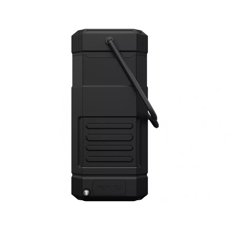 Sandberg Survivor Lantern All-in1 10000, zasilana bateriami latarnia kempingowa, czarna, IPX5, LED, USB C, bateria