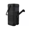 Sandberg Survivor Lantern All-in1 10000, zasilana bateriami latarnia kempingowa, czarna, IPX5, LED, USB C, bateria