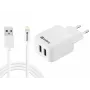 Sandberg AC Charger EU Lightning 2.4A, do pomieszczeń, sieciowy, 5 V, biały
