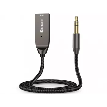 Sandberg Wireless Audio Link USB, USB, A2DP, AVRCP, HFP, 10 m, czarny, stacja dokująca, 5 V