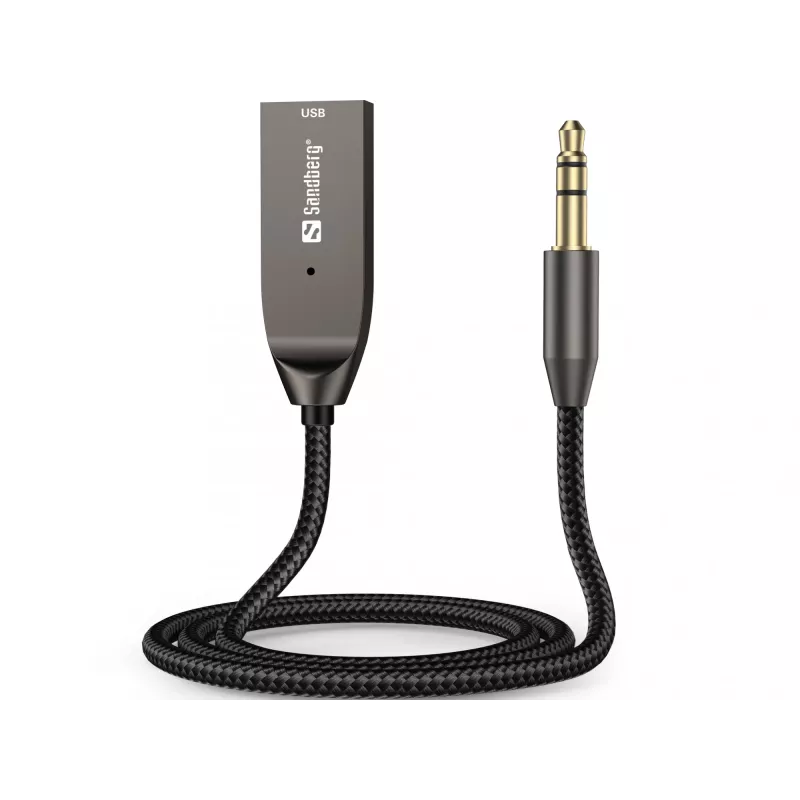 Sandberg Wireless Audio Link USB, USB, A2DP, AVRCP, HFP, 10 m, czarny, stacja dokująca, 5 V