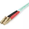 StarTech.com 2m (6ft) LC/UPC do LC/UPC OM4 wielomodowy kabel światłowodowy, 50/125µm LOMMF/VCSEL Zipcord, 100G, niskie tłumienie wtrąceniowe - LSZH zwora światłowodowa