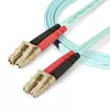 StarTech.com 2m (6ft) LC/UPC do LC/UPC OM4 wielomodowy kabel światłowodowy, 50/125µm LOMMF/VCSEL Zipcord, 100G, niskie tłumienie wtrąceniowe - LSZH zwora światłowodowa
