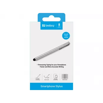 Sandberg Smartphone Stylus, telefon komórkowy/smartfon, srebrny, 5 g, 140 mm, 7 mm, 7 mm