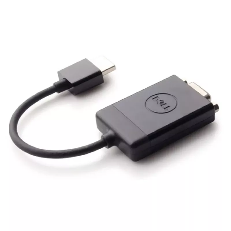 Adapter DELL HDMI na VGA, 0,17 m, HDMI, VGA (D-Sub), męski, żeński, prosty