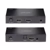 StarTech.com 4K70IC-EXTEND-HDMI Nadajnik i odbiornik AV Czarny