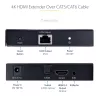 StarTech.com 4K70IC-EXTEND-HDMI Nadajnik i odbiornik AV Czarny