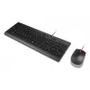 Lenovo Essential Wired Combo Czarny US Euro klawiatura Mysz w zestawie