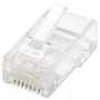 Intellinet RJ45 Modular Plugs, Cat6, UTP, 2-zębowe, do przewodów linkowych, pozłacane styki 15 µ, 100 szt.