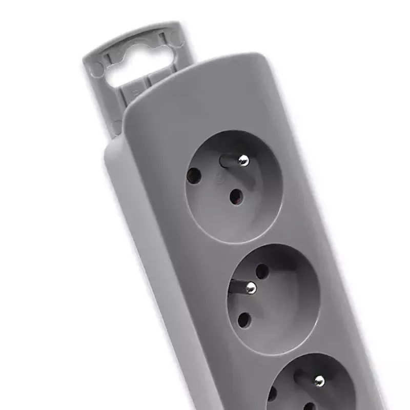 Przedłużacz Qoltec 50275 1,8 m 5 gniazd AC wewnętrzny szary