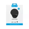 Sandberg Memory Foam myszpad Round, czarna, monochromatyczna, pianka memory, podpórka pod nadgarstek, antypoślizgowa podstawa