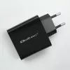 Ładowarka Qoltec 52378 Wewnętrzna Szybkie Ładowanie AC 3A USB Type-C Czarna