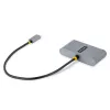 StarTech.com 4-portowy hub USB-C z passthrough Power Delivery 100 W – 2x USB-A + 2x USB-C – USB 3.0 5 Gb/s – kabel o długości 1 stopy (30 cm) – przenośny hub USB-C do USB-A/C