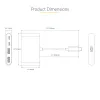 StarTech.com 4-portowy hub USB-C z passthrough Power Delivery 100 W – 2x USB-A + 2x USB-C – USB 3.0 5 Gb/s – kabel o długości 1 stopy (30 cm) – przenośny hub USB-C do USB-A/C