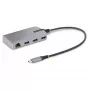 StarTech.com 3-Port USB-C Hub z Ethernet - 3x porty USB-A, Gigabit Ethernet RJ45, USB 3.0 5Gbps, zasilany przez magistralę, kabel 1ft/30cm - Przenośny adapter USB-C Hub do laptopa z GbE