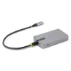 StarTech.com 3-Port USB-C Hub z Ethernet - 3x porty USB-A, Gigabit Ethernet RJ45, USB 3.0 5Gbps, zasilany przez magistralę, kabel 1ft/30cm - Przenośny adapter USB-C Hub do laptopa z GbE