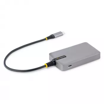 Koncentrator USB-C 4-portowy StarTech.com - 5 Gb/s - zasilany z magistrali - USB C na 4x USB-A z opcjonalnym wejściem zasilania pomocniczego - przenośny koncentrator USB do komputerów stacjonarnych/laptopów - kabel 30 cm - koncentrator rozszerzeń USB