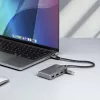 Koncentrator USB-C 4-portowy StarTech.com - 5 Gb/s - zasilany z magistrali - USB C na 4x USB-A z opcjonalnym wejściem zasilania pomocniczego - przenośny koncentrator USB do komputerów stacjonarnych/laptopów - kabel 30 cm - koncentrator rozszerzeń USB