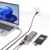 StarTech.com 7-portowy samozasilający się hub USB-C z indywidualnymi przełącznikami wł./wył., hub USB 3.0 5 Gb/s z zasilaczem, hub rozszerzający USB-C na USB-A do komputerów stacjonarnych/laptopów, hub USB Type-C z BC 1.2