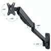 Uchwyt / stojak do monitora Techly ICA-LCD G112E 81,3 cm (32 cale) na ścianę Czarny