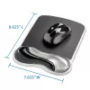 Kensington Duo Gel mysz Pad Light Smoke/Dark Smoke, szary, monochromatyczny, żel, podkładka pod nadgarstek