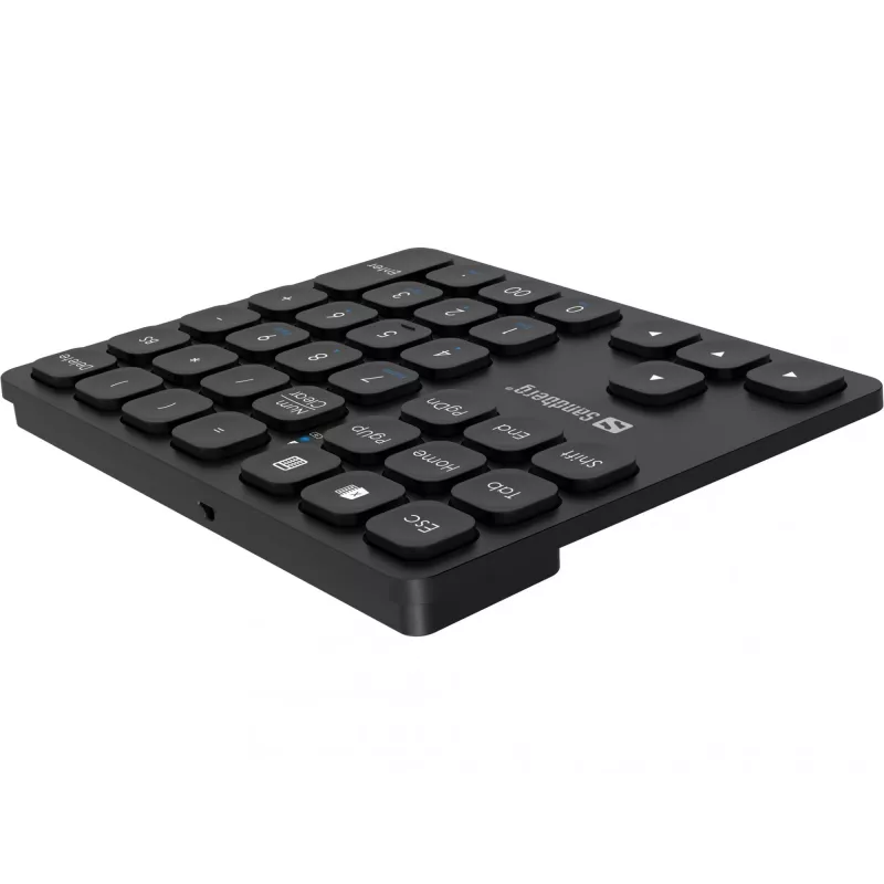 Klawiatura numeryczna Sandberg Wireless Numeric Keypad Pro Membrane 36 klawiszy