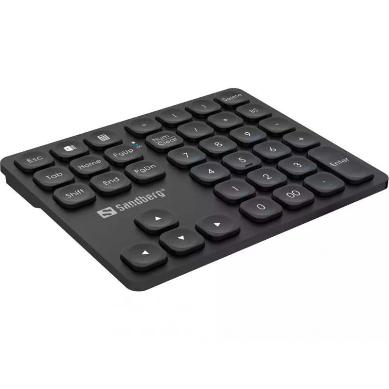 Klawiatura numeryczna Sandberg Wireless Numeric Keypad Pro Membrane 36 klawiszy