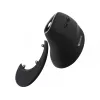 Sandberg Wireless Vertical mysz Pro, Praworęczna, Konstrukcja pionowa, Optyczny, RF Wireless, 1600 DPI, Czarny
