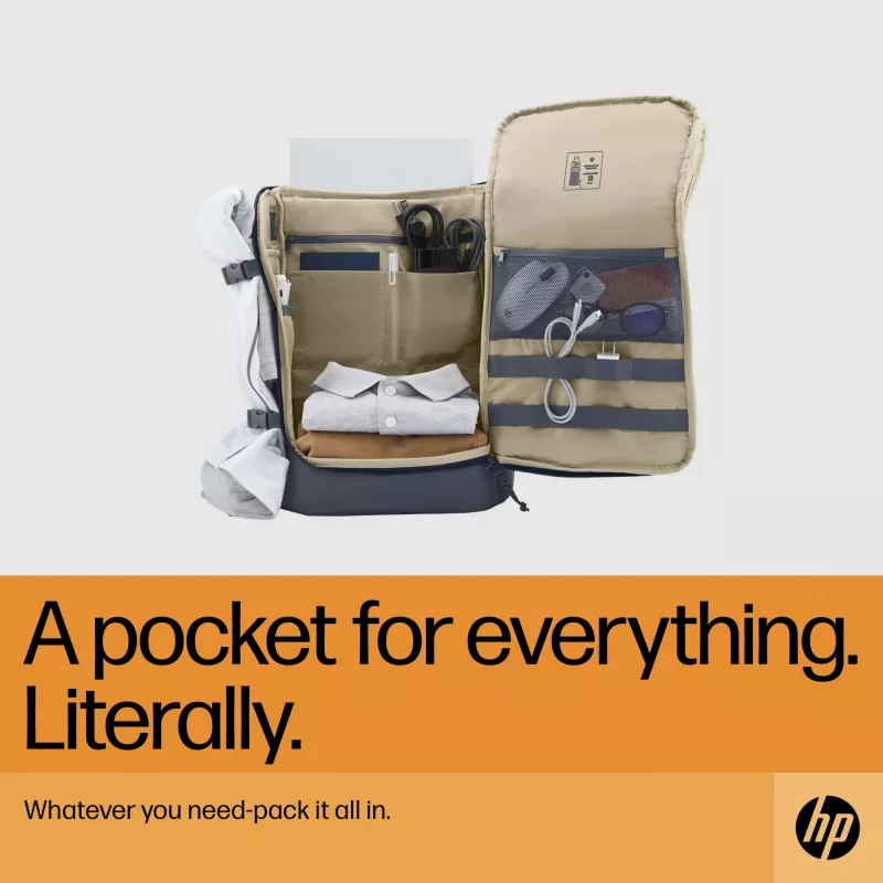 HP Travel 25 Liter 15.6 Iron szary Laptop Backpack, plecak, 39,6 cm (15,6 cala), 860 g
