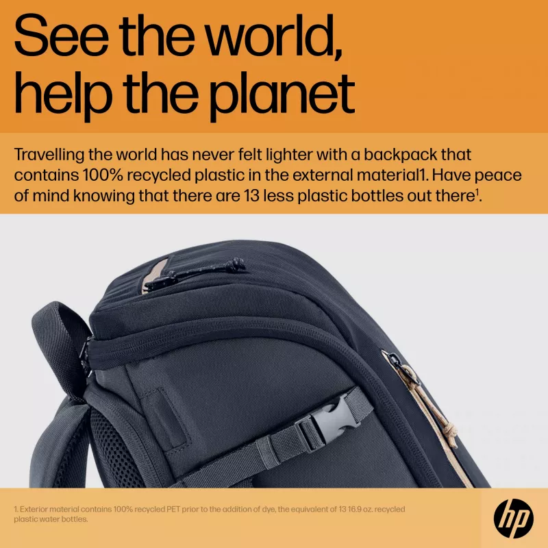 HP Travel 25 Liter 15.6 Iron szary Laptop Backpack, plecak, 39,6 cm (15,6 cala), 860 g