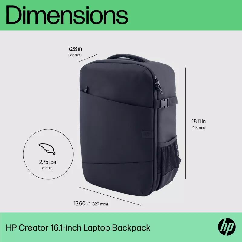 Plecak HP Creator 16,1 cala na laptopa, Plecak, 1,25 kg