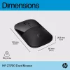 HP Z3700 Dual Czarny mysz, symetryczna, RF Wireless, 1600 DPI, Czarny