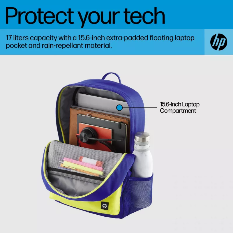 HP Campus niebieski Backpack, Plecak, 39,6 cm (15,6 cala), 490 g
