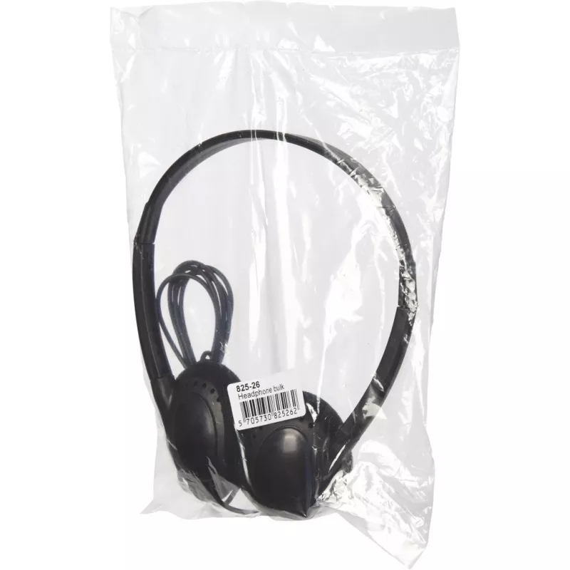 Sandberg Bulk Headphone, przewodowe, 20 - 20000 Hz, Muzyka, 51 g, Słuchawki, czarny