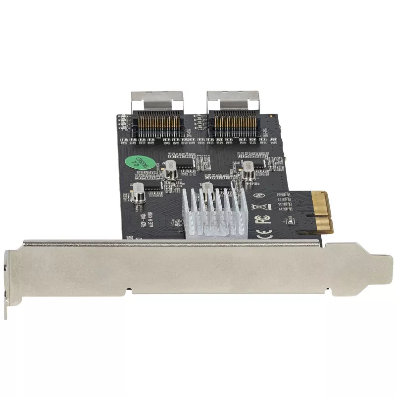StarTech.com 8-portowa karta SATA PCIe - Karta rozszerzeń SATA PCI Express 6 Gb/s z 4 kontrolerami hosta - Kontroler SATA PCIe - PCI-e x4 Gen 2 na SATA III - SATA HDD/SSD
