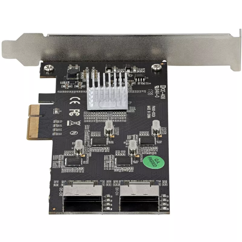StarTech.com 8-portowa karta SATA PCIe - Karta rozszerzeń SATA PCI Express 6 Gb/s z 4 kontrolerami hosta - Kontroler SATA PCIe - PCI-e x4 Gen 2 na SATA III - SATA HDD/SSD