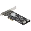 StarTech.com 8-portowa karta SATA PCIe - Karta rozszerzeń SATA PCI Express 6 Gb/s z 4 kontrolerami hosta - Kontroler SATA PCIe - PCI-e x4 Gen 2 na SATA III - SATA HDD/SSD