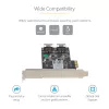 StarTech.com 8-portowa karta SATA PCIe - Karta rozszerzeń SATA PCI Express 6 Gb/s z 4 kontrolerami hosta - Kontroler SATA PCIe - PCI-e x4 Gen 2 na SATA III - SATA HDD/SSD
