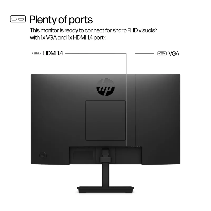 Monitor HP Series 3 Pro 21,45 cala FHD - 322pv, 54,5 cm (21,4 cala), 1920 x 1080 pikseli, Full HD, LCD, 5 ms, Czarny