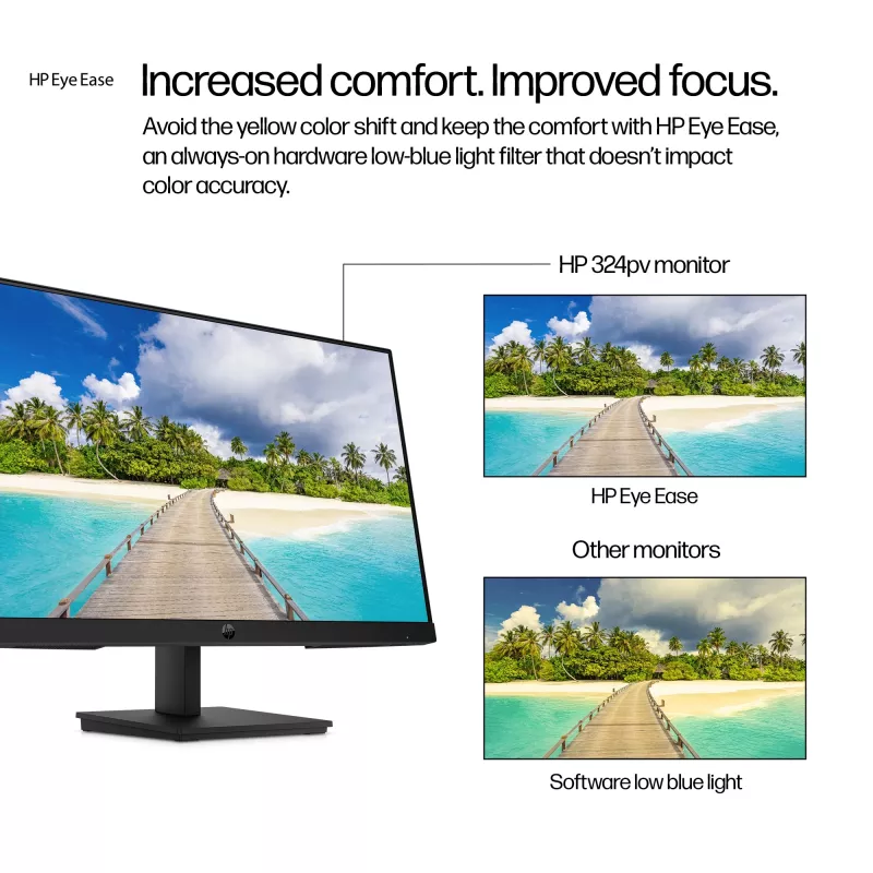 Monitor HP Series 3 Pro 23,8 cala FHD - 324pv, 60,5 cm (23,8 cala), 1920 x 1080 pikseli, Full HD, LCD, 5 ms, Czarny