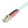 StarTech.com 1m (3ft) LC/UPC do LC/UPC OM3 wielomodowy kabel światłowodowy, pełny dupleks 50/125µm kabel zipcord, 100G, niska tłumienność wtrąceniowa, złącze światłowodowe LSZH